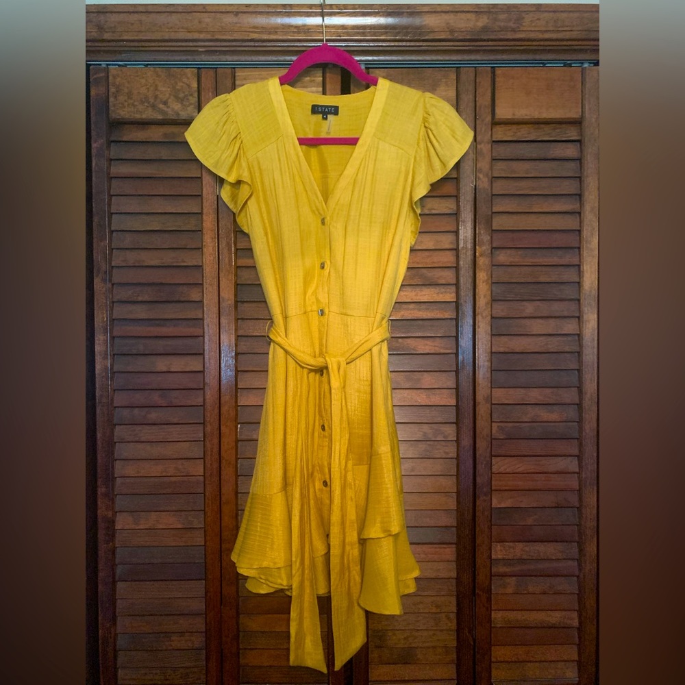 1state mini wrap dress